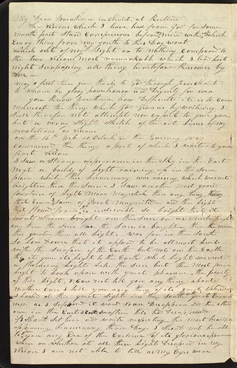 Letter From Joseph Bosworth 17 February 14 Page 1