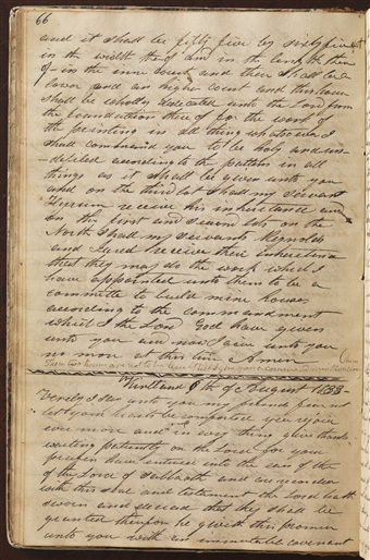 Revelation, 6 August 1833 [D&C 98], Page 66