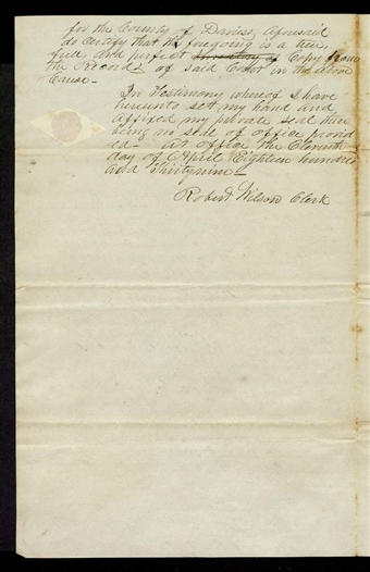 Order of Commitment, 11 April 1839 [State of Missouri v. Baldwin et al