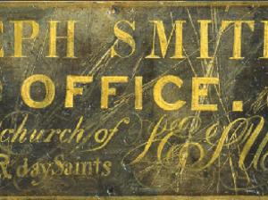 Sign for JS’s Office, ca. 1840–1844