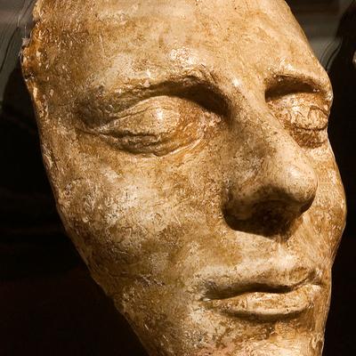 Plaster mask, Ariah C. Brower and George Cannon, 1844. (Courtesy Church History Museum, Salt Lake City. Photograph by Alex D. Smith.)