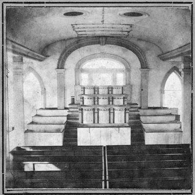 Interior of House of the Lord, Kirtland, Ohio
