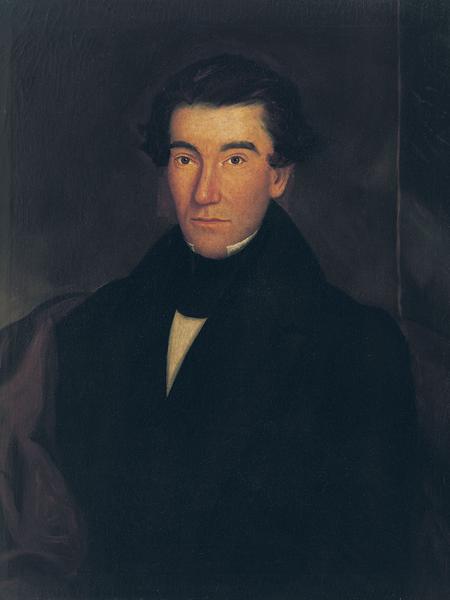 Oil on canvas, attributed to Alonzo Parks, 1843. (Church History Library, Salt Lake City.)
