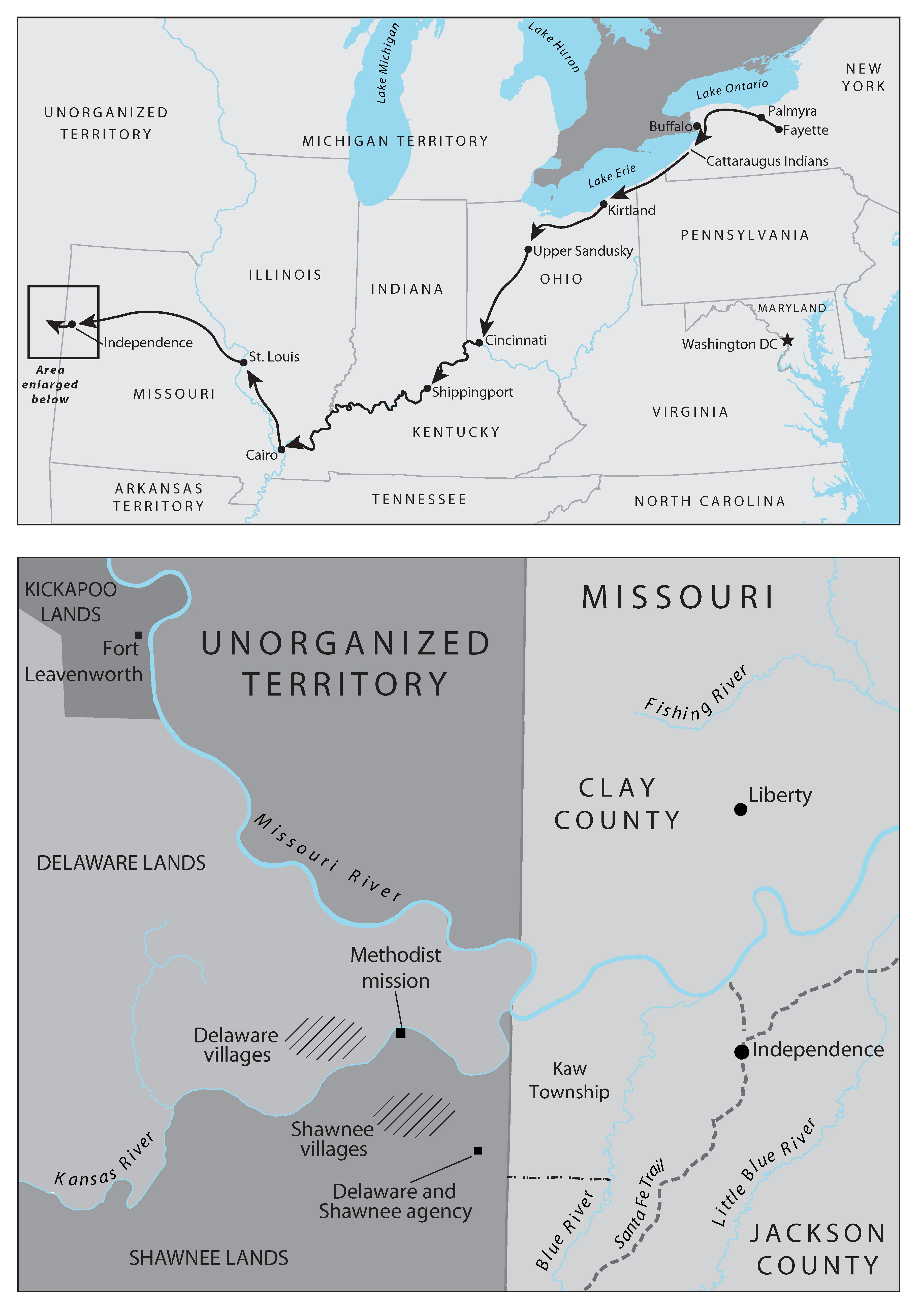 Indian Tribes Of Missouri Map
