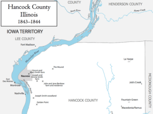 Hancock County, Illinois, 1843–1844