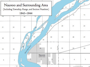 Nauvoo and Surrounding Area, 1843–1844
