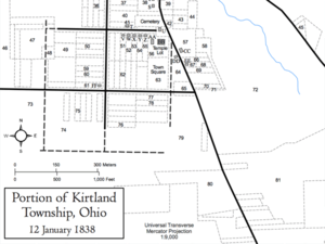 Portion of Kirtland Township, Ohio, 12 January 1838