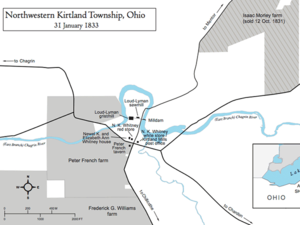 Northwestern Kirtland Township, Ohio, 31 January 1833